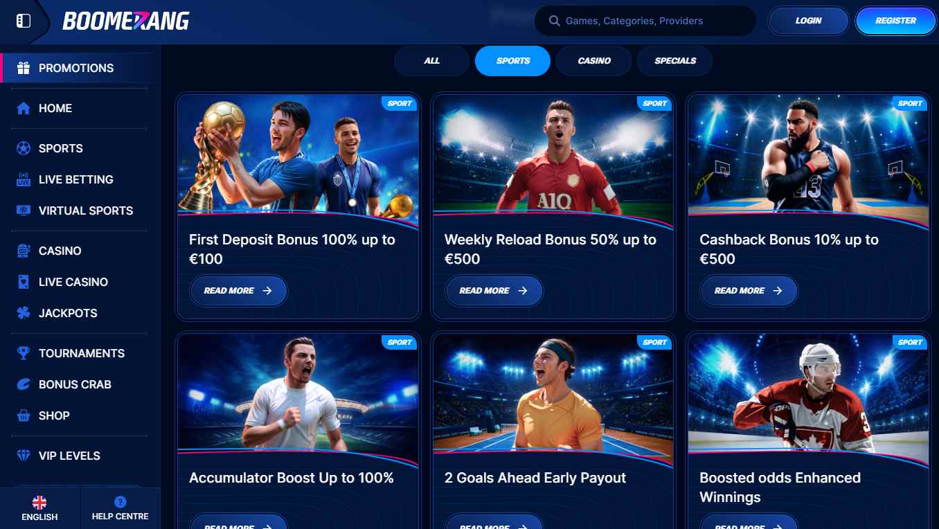 Boomerang Bet: Aspectos Positivos, Negativos y Bonificaciones para Apostadores en Espana